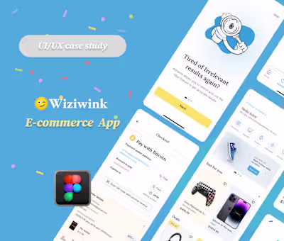 Wiziwink E-commerce shopping App