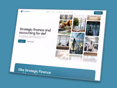 Alta Advisors Framer Design & Development