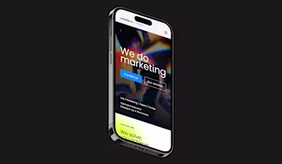 Modern Landing Page for SMM Agency