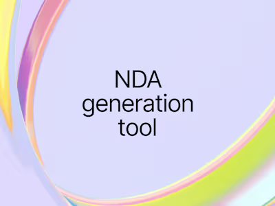 NDA Generation tool