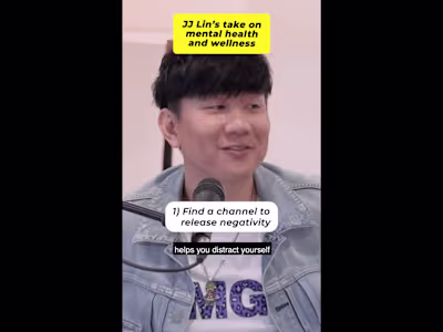 Video Editing—JJ Lin shares tips mental health tips