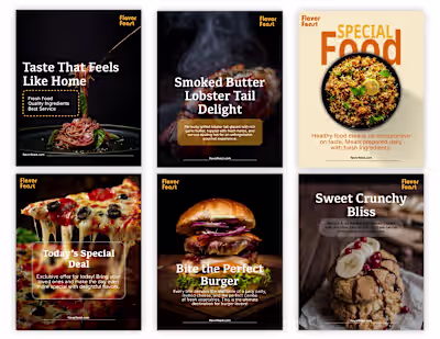 Food Social Media Design.😊 