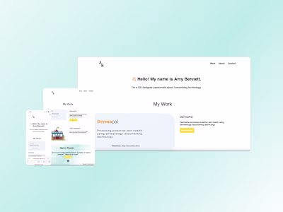 A portfolio site created using HTML,CSS, and JavaScript