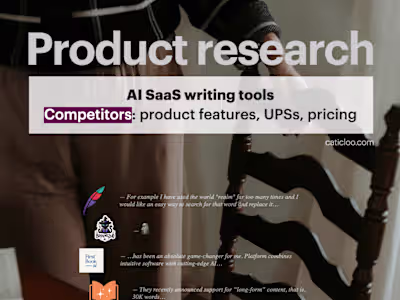 SaaS product research: Analysis of AI Book Generation Apps