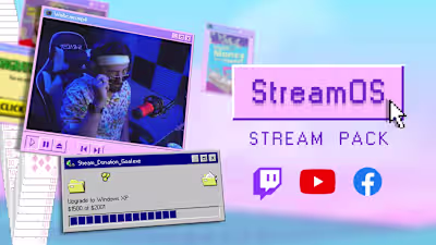 Retro UI Design for StreamOS