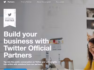 Twitter Official Partners Website