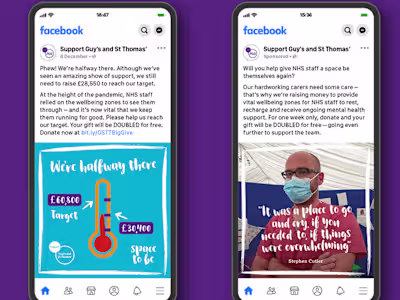 Guy’s and St Thomas’ Charity | Fundraising with paid social