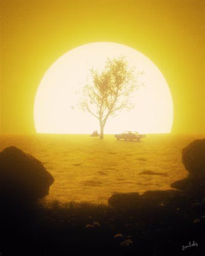 3D Artwork #001: Dusk's With You