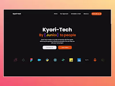 Kyori-Tech - Development web and mobile