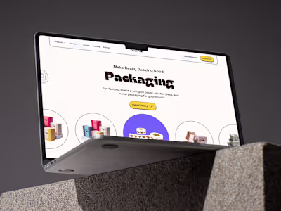 Neo-Brutalism - Ecommerce Website