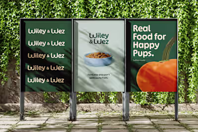 Wiley & Wez – Playful & Eco-Friendly Pet Brand Identity