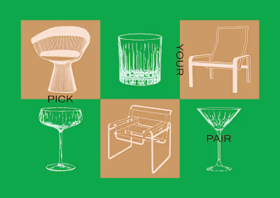 Shop Window Illustration: Pick Your Pair