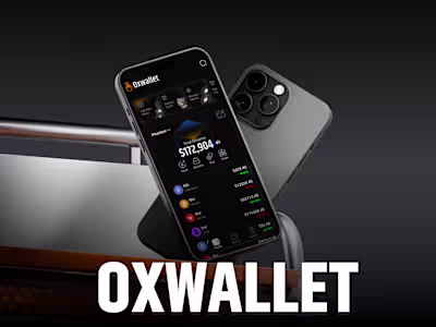 OxWallet | Mobile Design | Crypto Wallet