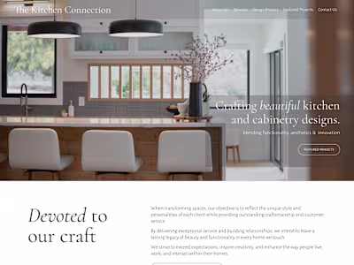 Designing the Heart of the Home With The Kitchen Connection