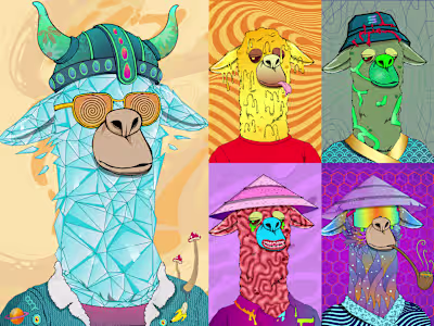 Lama 2D NFT 