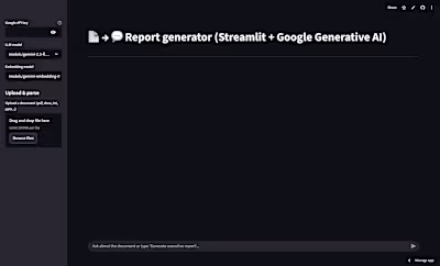 AI-Powered Document Parsing and Reporting Tool