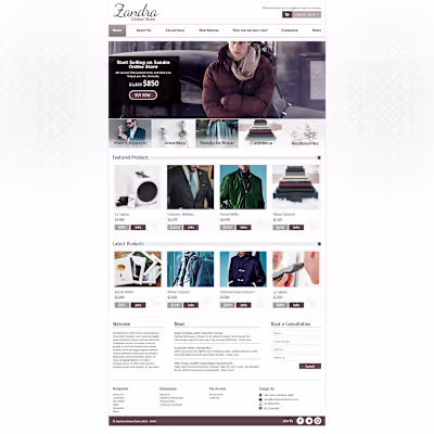 Sandra Online Store – Full-Stack