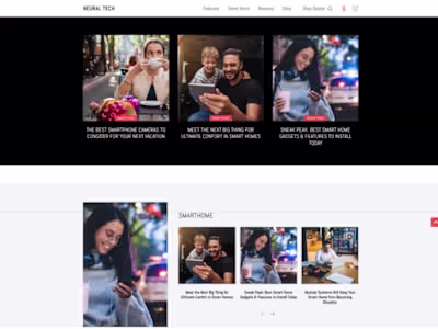 WordPress Blog Website