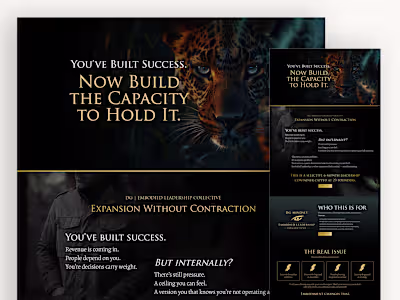 Kajabi Application Landing Page Design