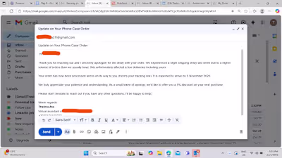 Email Management / Customer Service