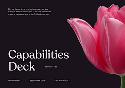 Capabilities Deck 