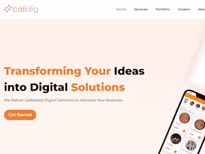 High-Performance Website Development for Calidig