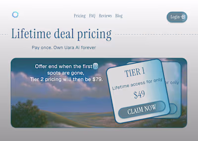 Uara, Health OS web design