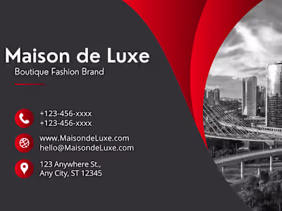 Project 2: Luxury Business Card Design for Boutique Fashion Bran