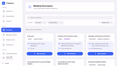 Designed an AI-powered voice-based training