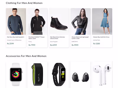 E-commerce website