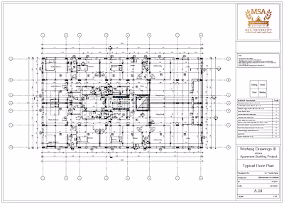 Apartment Building Technical Drawings 