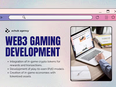 Gaming ecosystems with blockchain integration