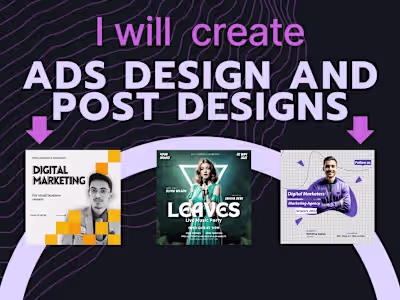 Ads and Post Design for Social Media