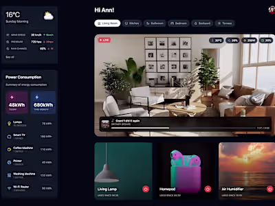 Sync- Smart Home Dashboard