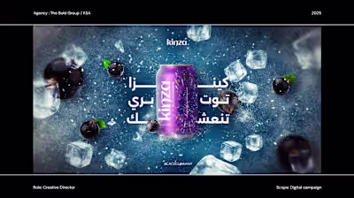Kinza Wild Berry Flavor Launch Campaign