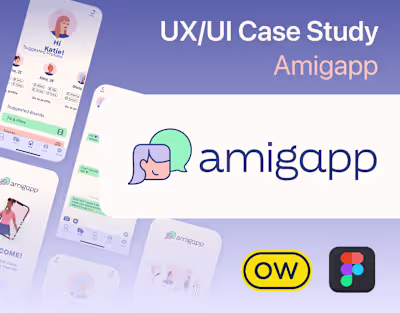 amigapp: UX/UI App Case Study