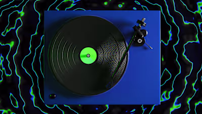 CD Vinyl Player - Product Visualization