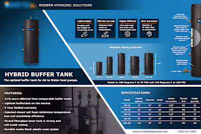 Product Brochure for Heat Pump Model