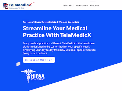 TeleMedicX Website