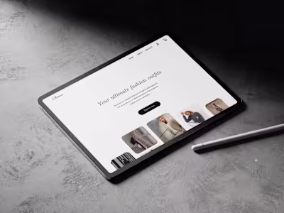 Glamour: Full E-commerce website design