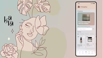 Skincare and Wellness App Design