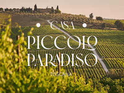Casa Piccolo Paradiso Toscana- Brand Identity Design