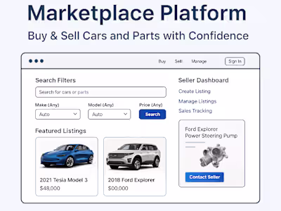 Oye Car Web Application Development