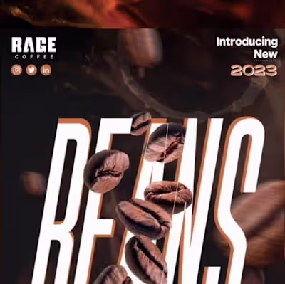 Afzal Jafri on Instagram: “High on @ragecoffee_ Poster Design .…