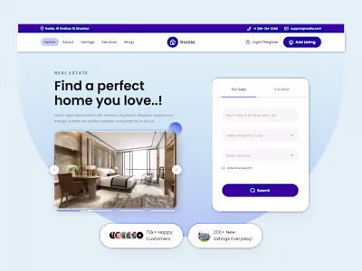 Full Framer Website for Real Estate Agency