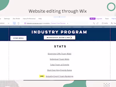 Website Building and Editing