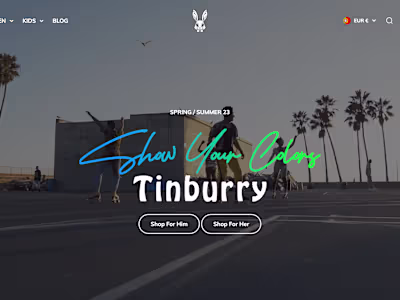 Full-fledged Shopify webshop for new fashion startup (in 1 week)