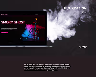 Hookah website design and development