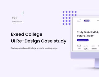 WebUI User Centered Redesign