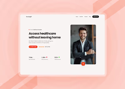 GB-Elaaj Web App + Landing page